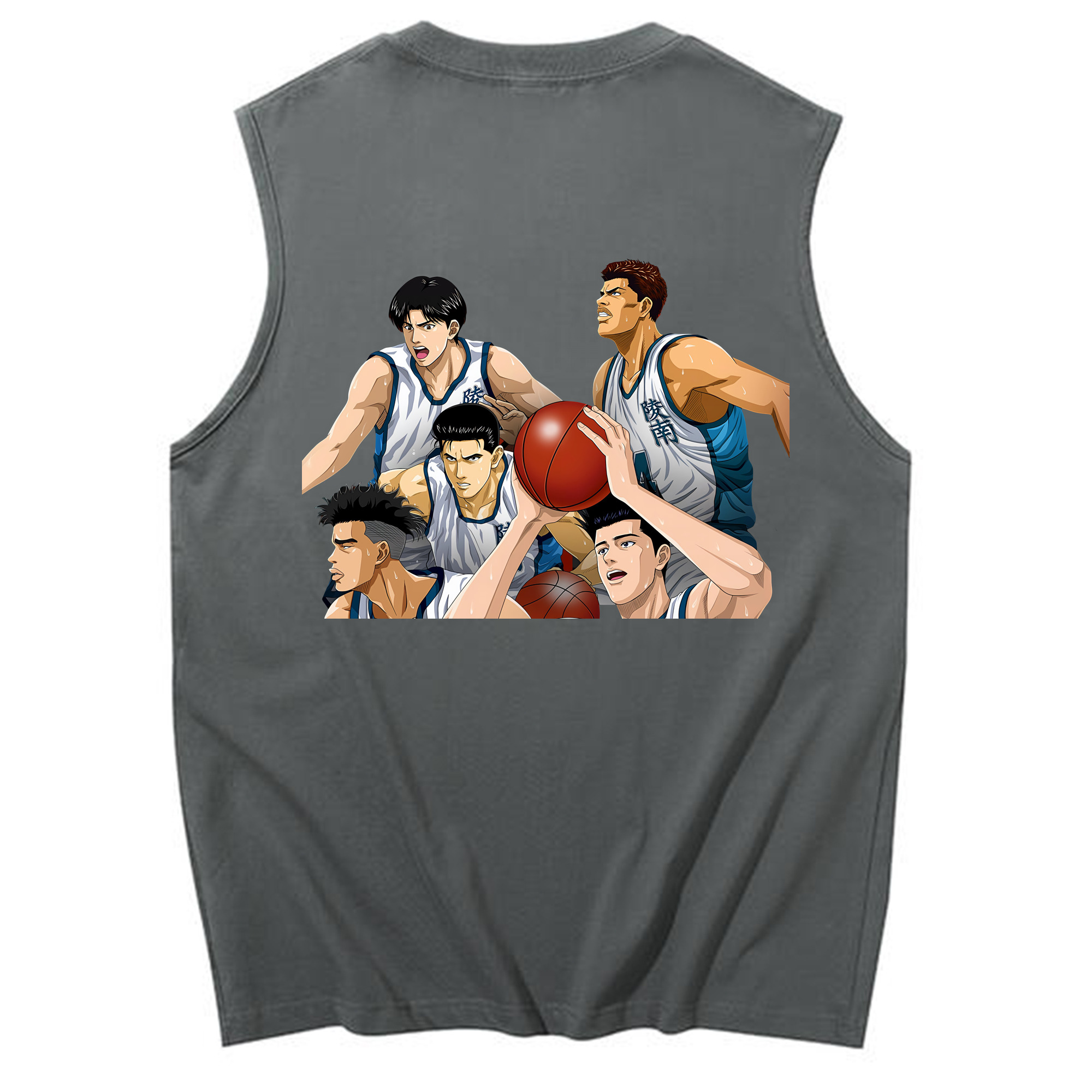 （画像用） SLAM DUNK／スラムダンク コットン100％タンクトップ（背面プリント）